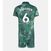 Dres Tottenham Hotspur Radu Dragusin #6 Tretina pre deti 2024-25 Krátky Rukáv (+ trenírky)